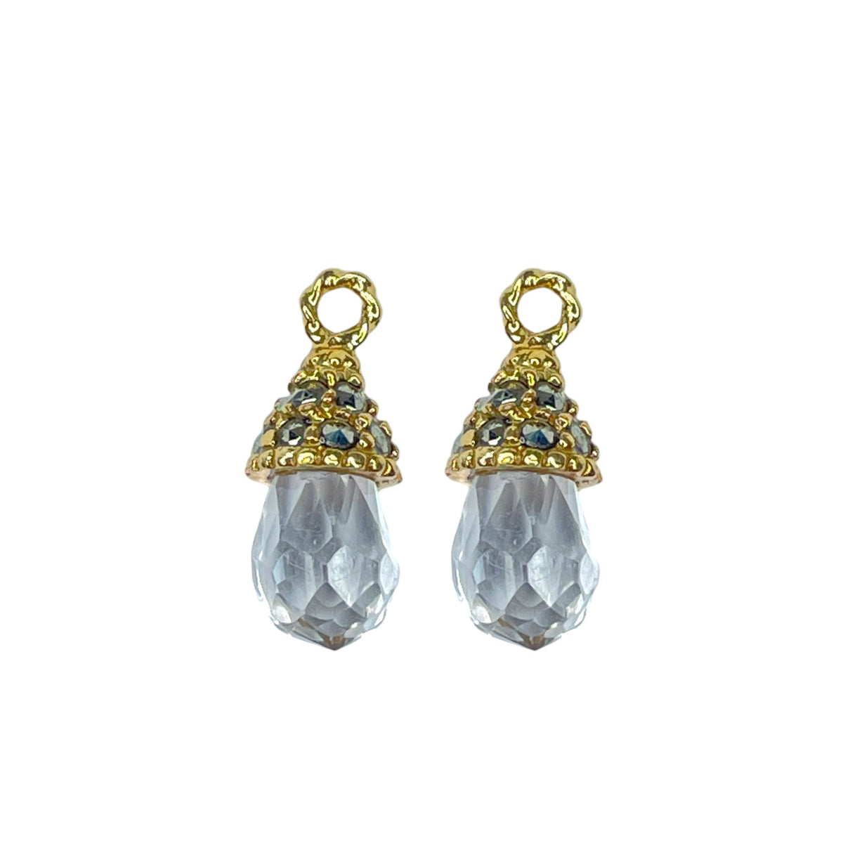 DROP BRIOLETTE GOLD Drops de Joyería Regina Castillo