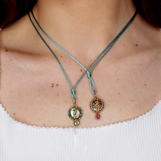 COLLAR RATÓN MALAQUITA GOLD  de Joyería Regina Castillo