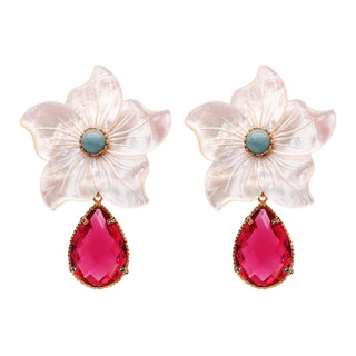 Camelia Spring Pink Earrings