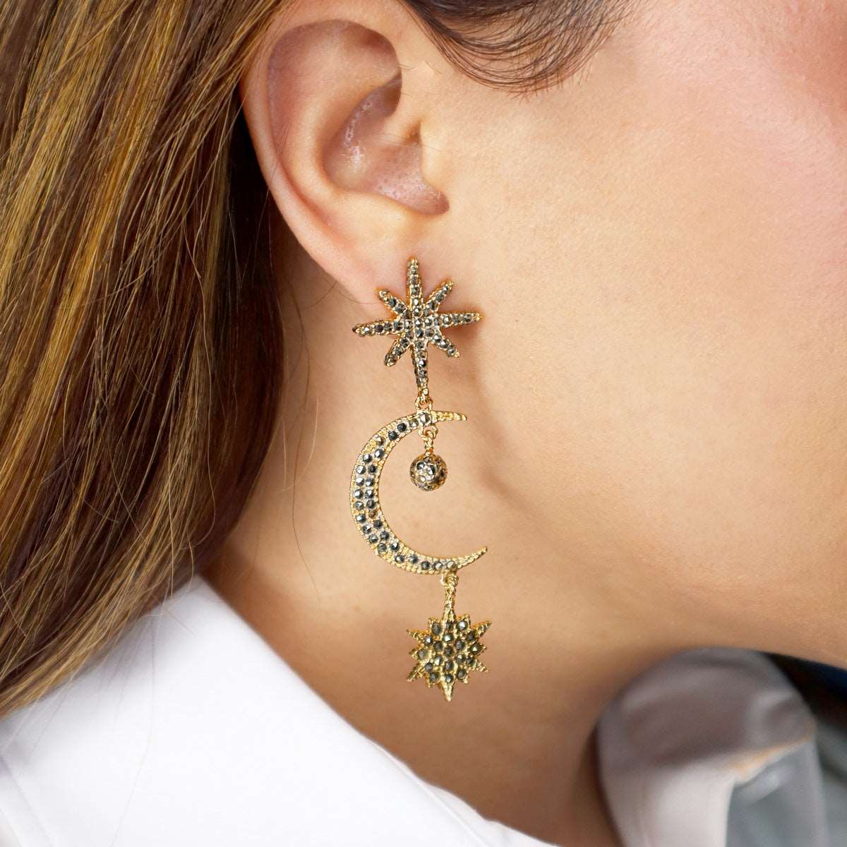ARETES PEGASUS GOLD de Joyería Regina Castillo