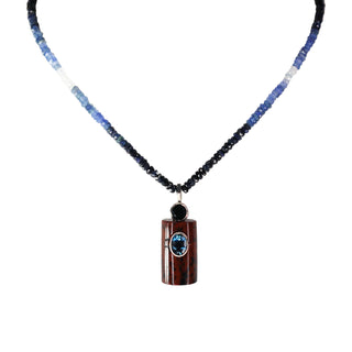 Blue sapphire necklace
