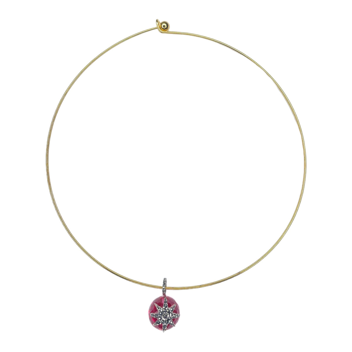 COLLAR RIGIDO ESTRELLA POLARIS Collares de Joyería Regina Castillo