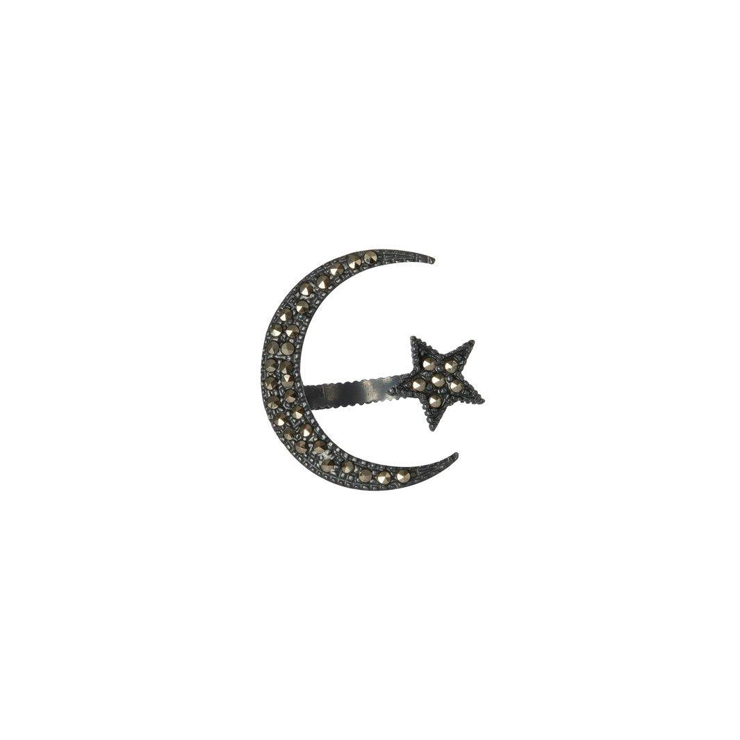 Anillo Infinit de plata con pátina grisáceo Anillos de Joyería Regina Castillo