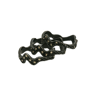 Anillo Ondulado de plata Anillos de Joyería Regina Castillo