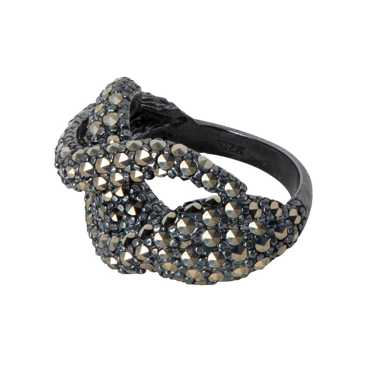 Anillo Tentáculos Pavonado Anillos de Joyería Regina Castillo