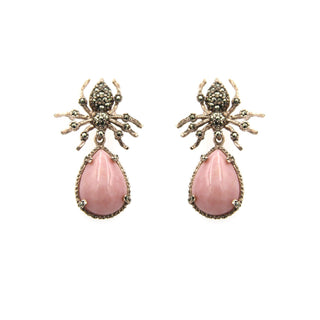 Arete Araña Mom + Drop Clásico de plata Arete + Drop de Joyería Regina Castillo