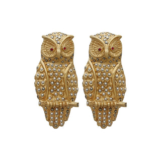 Arete búho gufo personalizable Arete Base de Joyería Regina Castillo