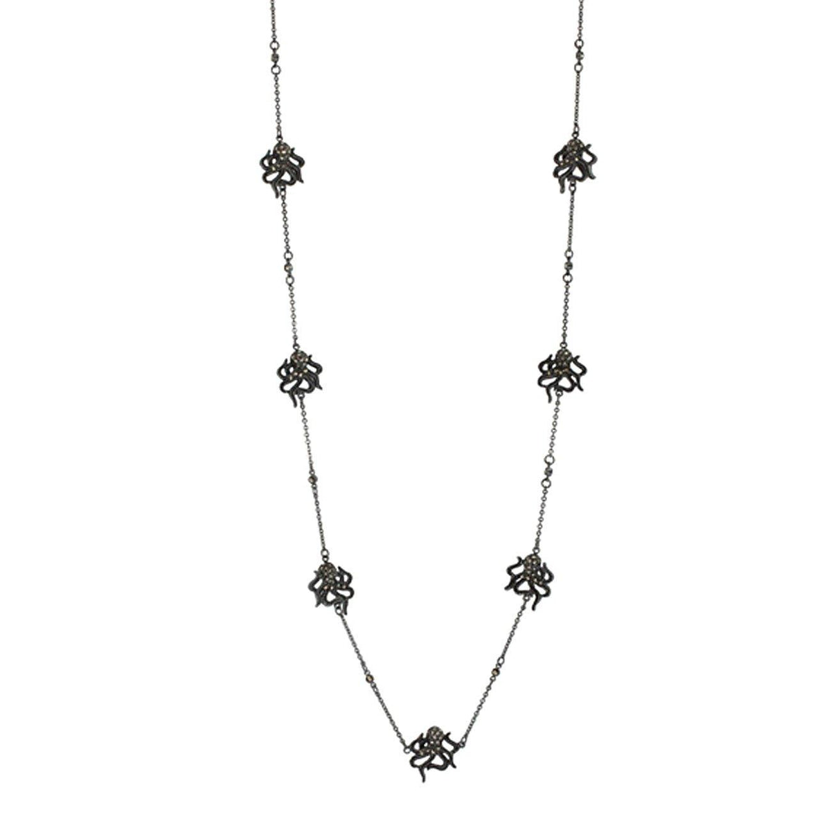 Collar multipulpo Kraken de plata Collares de Joyería Regina Castillo