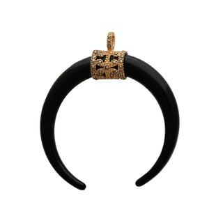 Dije arracada africana neg gold Dijes y Broches de Joyería Regina Castillo