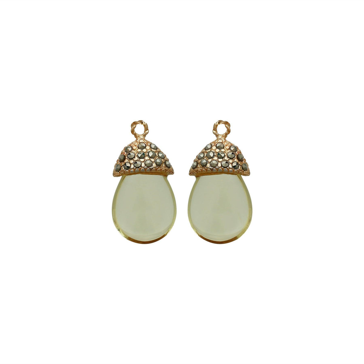Drop Hatty chico con baño de oro Drops de Joyería Regina Castillo