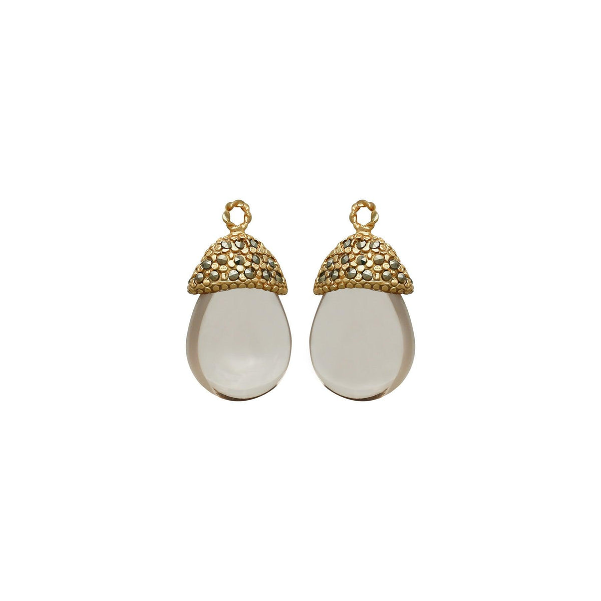 Drop Hatty chico con baño de oro Drops de Joyería Regina Castillo