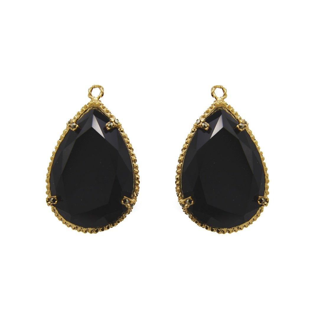 Drop clásico chico con baño de oro Drops de Joyería Regina Castillo