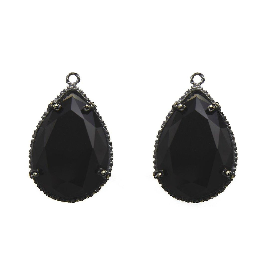 Drop clásico con pátina grisácea Drops de Joyería Regina Castillo