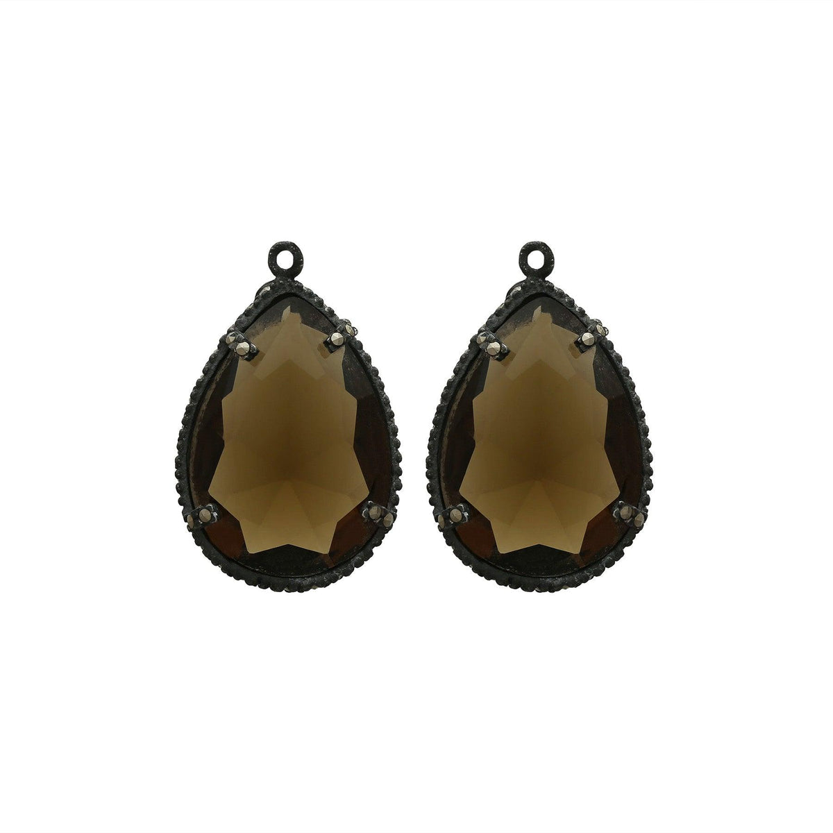 Drop clásico gota con pátina grisáceo Drops de Joyería Regina Castillo