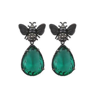 Arete Abeja I + Drop Clásico (Desmontable) Arete + Drop de Joyería Regina Castillo