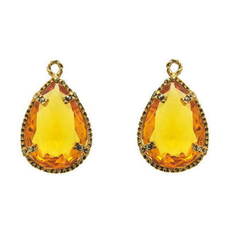 Drop clásico chico con baño de oro Drops de Joyería Regina Castillo