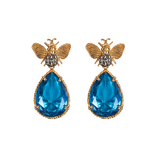 Arete Bee Mix+ Drop Clasico Gold