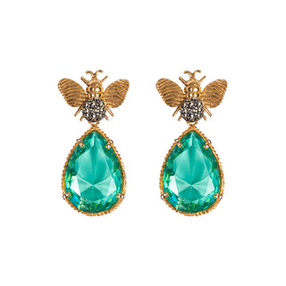 Arete Bee Mix+ Drop Clasico Gold
