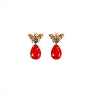 Arete Bee Mix+ Drop Clasico Gold
