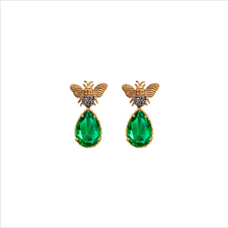 Arete Bee Mix+ Drop Clasico Gold