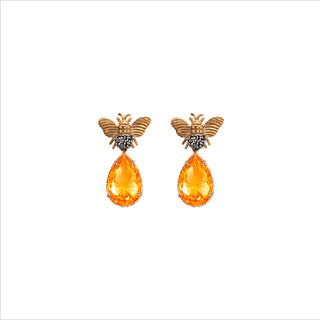 Arete Bee Mix+ Drop Clasico Gold