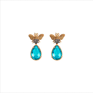Arete Bee Mix+ Drop Clasico Gold