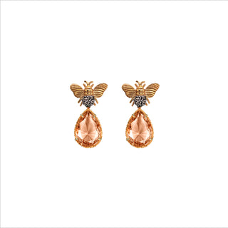 Arete Bee Mix+ Drop Clasico Gold