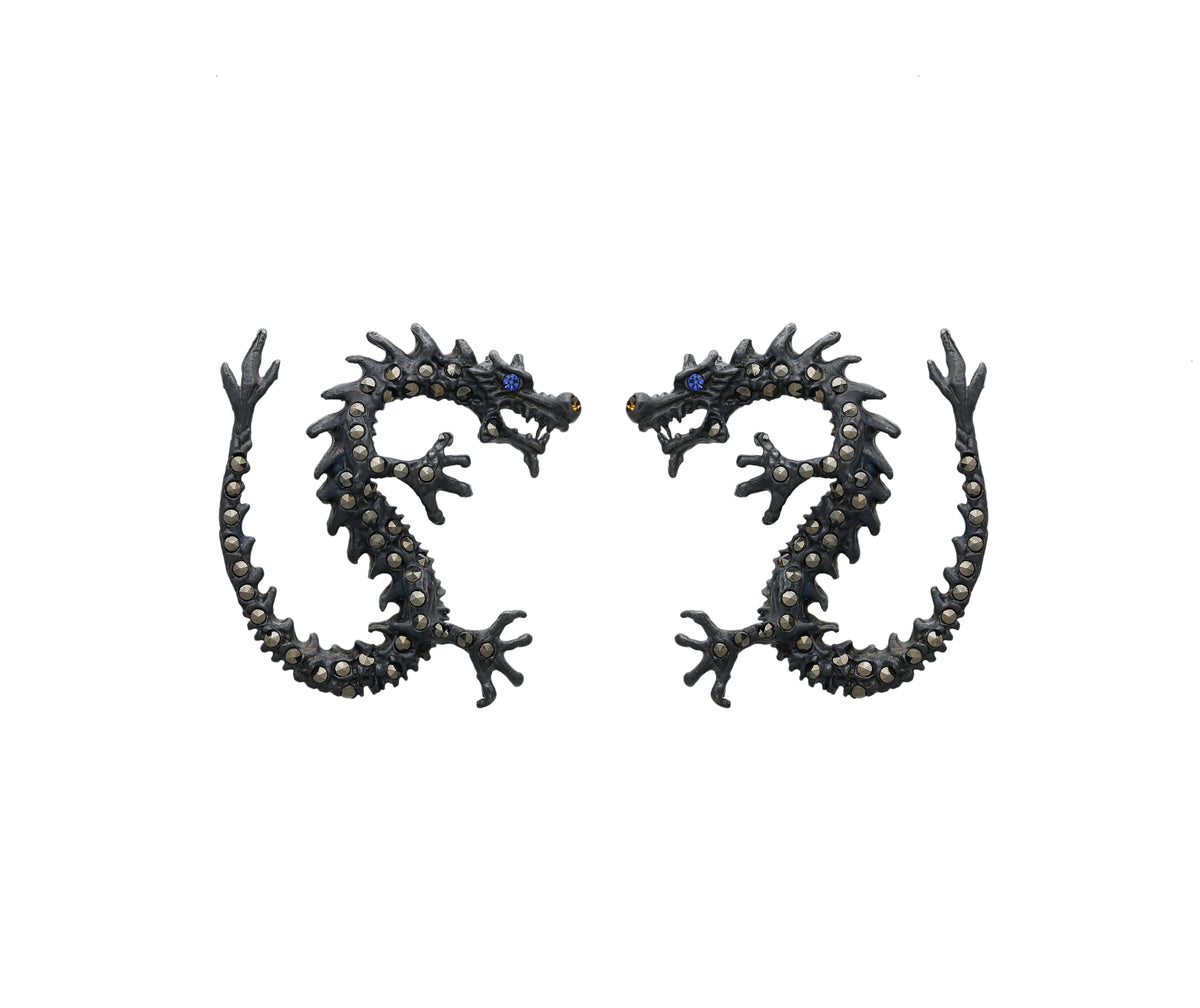 Aretes Dragón RC Aretes de Joyería Regina Castillo