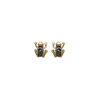Silver frogs earring (customizable)