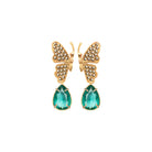 Combo Arete Mariposa con Drops Clásicos chicos Arete + Drop de Joyería Regina Castillo