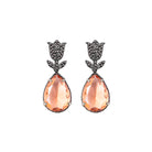COMBO Tulip Pav Drop Clásico verde chico, Drop clásico Morganita y Drop Kunsita (LIMITED) Arete + Drop de Joyería Regina Castillo