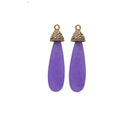 DROP PURPLE GOLD Drops de Joyería Regina Castillo