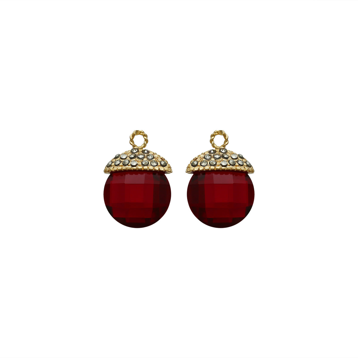 Drop redondo fut gold desmontable Drops de Joyería Regina Castillo