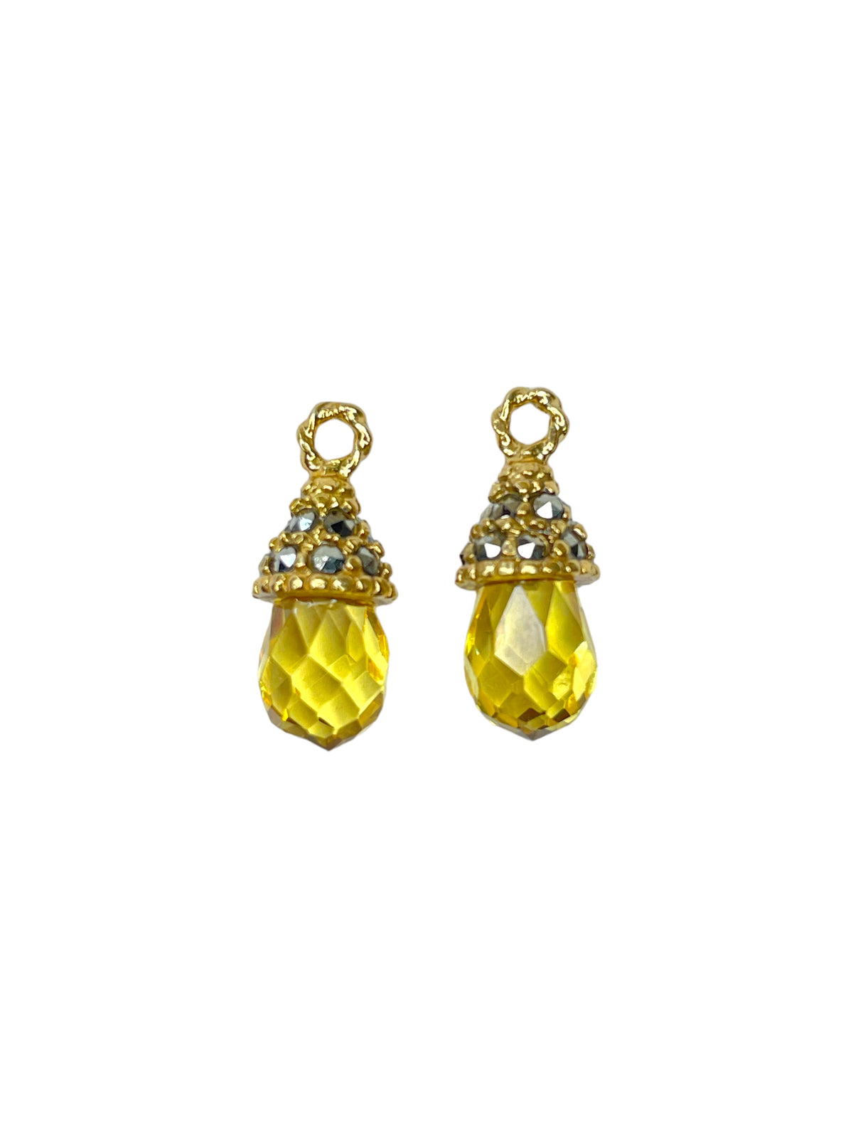 DROP BRIOLETTE GOLD Drops de Joyería Regina Castillo