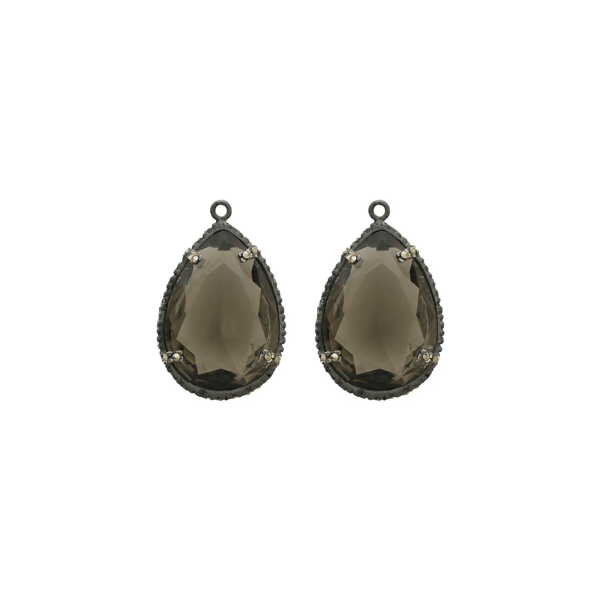 Drop clásico gota con pátina grisáceo Drops de Joyería Regina Castillo