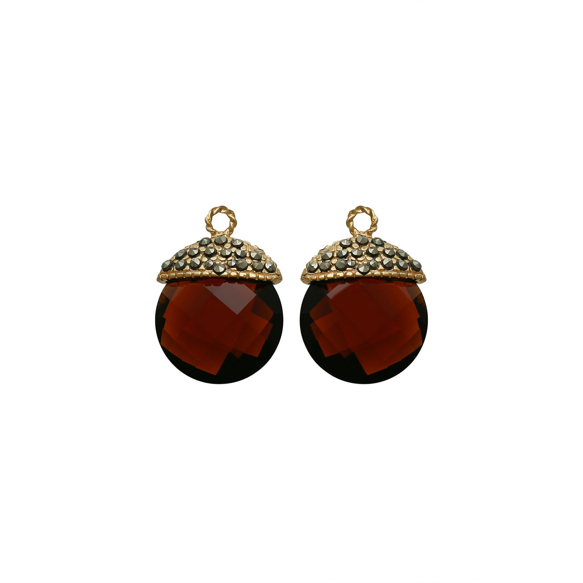 Drop redondo fut gold desmontable Drops de Joyería Regina Castillo