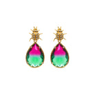 COMBO Arete Beetle Con Drops Rosa, Degrade y Café (LIMITED) Arete + Drop de Joyería Regina Castillo
