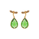 COMBO Arete Libélula Con Drop Granate, Azul y Verde Limón (LIMITED) Arete + Drop de Joyería Regina Castillo