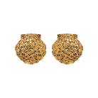 Arete concha de mar gold desmontable Arete Base de Joyería Regina Castillo