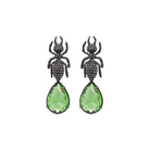 COMBO HORMIGA ATTA PAV CON DROP CLÁSICO VERDE, AMARILLO Y ÁMBAR Arete + Drop de Joyería Regina Castillo