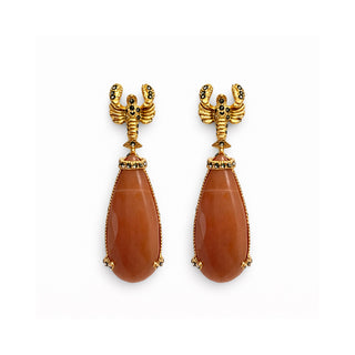 MOONSTONE LOBSTER EARRINGS