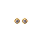 ARETE SOLITAIRE CROWN GOLD Broqueles de Joyería Regina Castillo