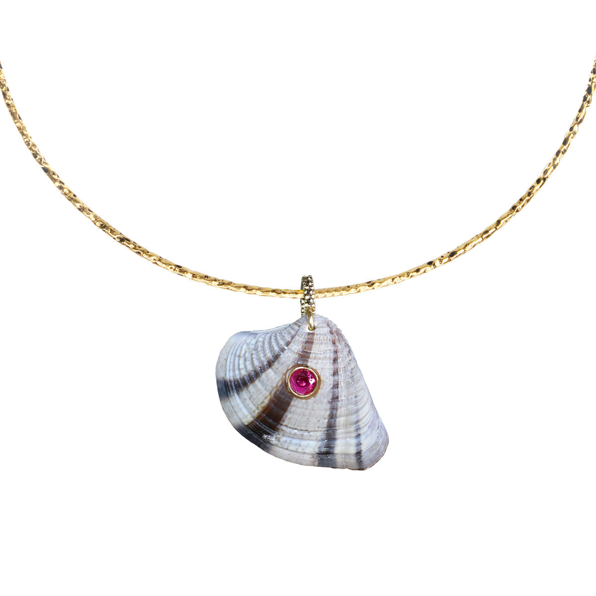 Collar Rigido Litibu Rosa Collares de Joyería Regina Castillo