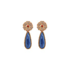 ARETE FLOR + DROP P PLANA Arete + Drop de Joyería Regina Castillo