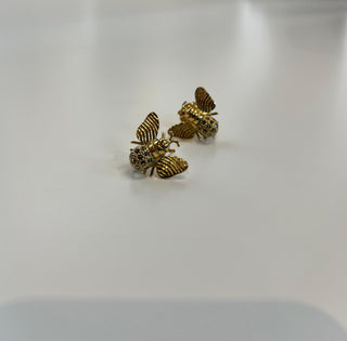 Customizable Golden Bee Earring