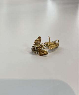 Customizable Golden Bee Earring