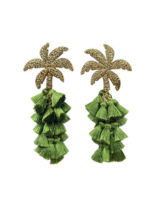 ARETE PALMERA COCO Aretes de Joyería Regina Castillo