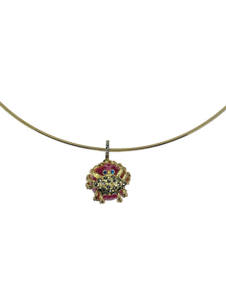 COLLAR RIGIDO CANGREJO GOLD  de Joyería Regina Castillo
