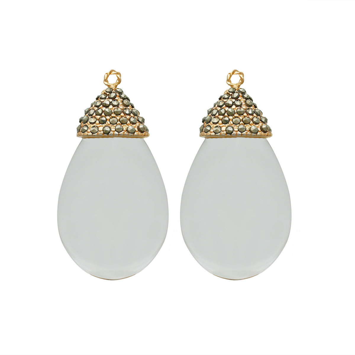 DROP HATTY GOLD Drops de Joyería Regina Castillo