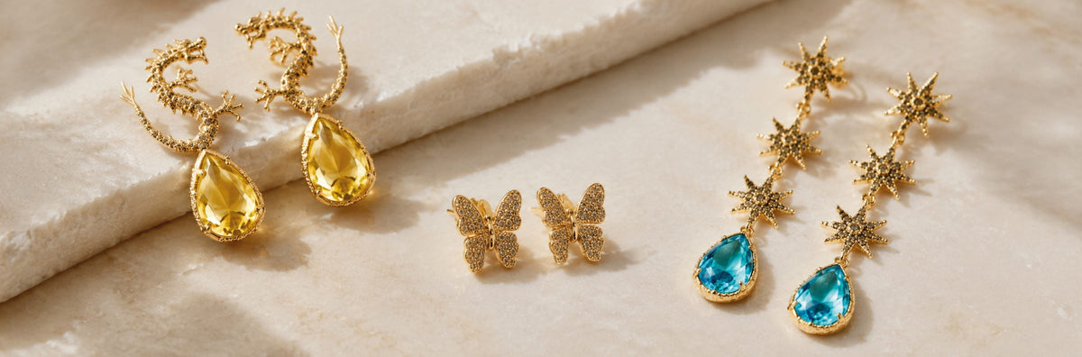 Earrings collection banner